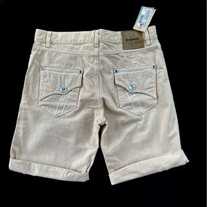 Pinko distressed boyfriend shorts made in Italy